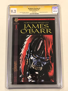 Northstar Presents 1 CGC 9.2 signed by James O'Barr - Northstar Publishing