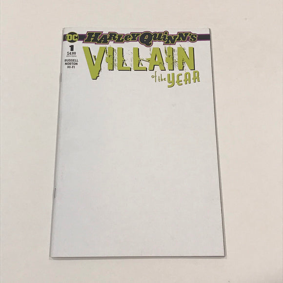 Harley Quinn’s Villain of the Year 1 Blank DC Comics - Joels Comics