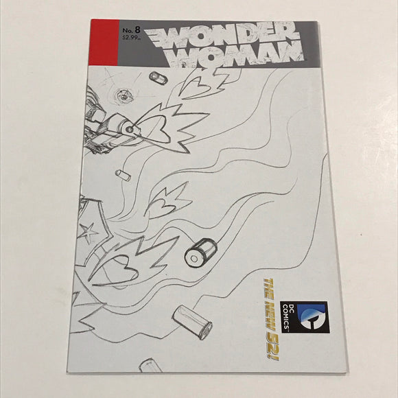 Wonder Woman (New 52) 8 1:25 wraparound variant - Joels Comics