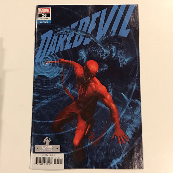 Daredevil 26 (2019) Marvel Vs Alien by Rahzzah - Marvel Comics