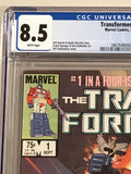 Transformers 1 CGC 8.5 - Marvel Comics