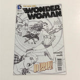 Wonder Woman (New 52) 21 sketch variant - DC Comics - Joels Comics