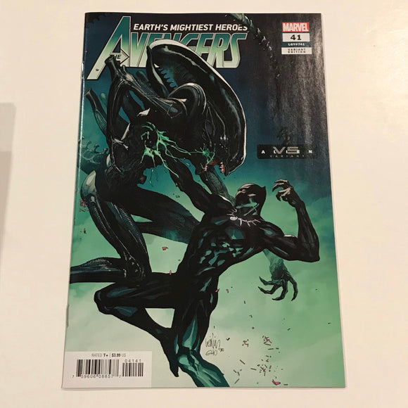 Avengers 41 (2018) Marvel Vs Alien Leinil Francis Yu variant - Marvel Comics