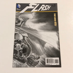 Flash (New 52) 16 1:25 wraparound sketch variant - DC Comics - Joels Comics