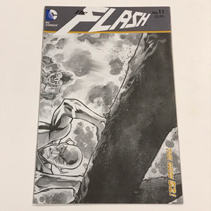 Flash (New 52) 11 1:25 wraparound sketch variant DC Comics - Joels Comics