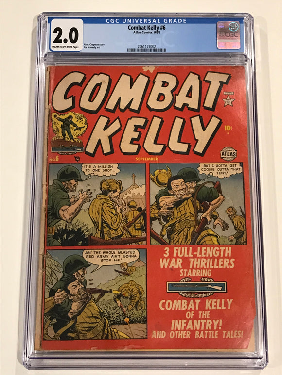 Combat Kelly 6 CGC 2.0