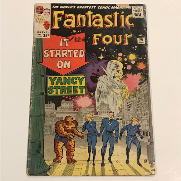 Fantastic Four 29 GD/VG - Watcher Marvel Comics - Joels Comics