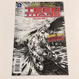 Teen Titans (New 52) 17 inked sketch variant - DC Comics - Joels Comics