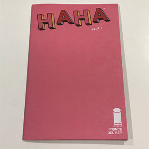 HAHA 1 Pink Blank variant - Image Comics