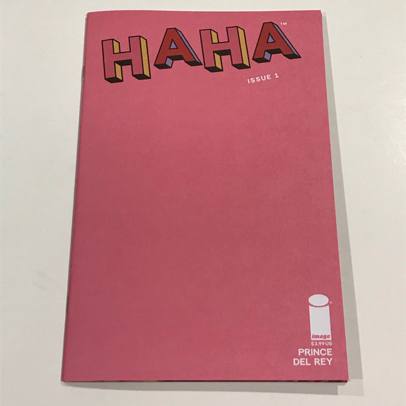 HAHA 1 Pink Blank variant - Image Comics