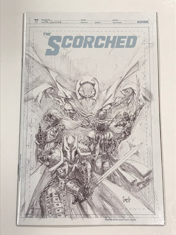 Spawn: The Scorched 1 1:50 Capullo sketch variant