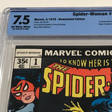 Spider-Woman 1 CBCS 7.5 - 1st Spider-Woman in solo title - Marvel Comics