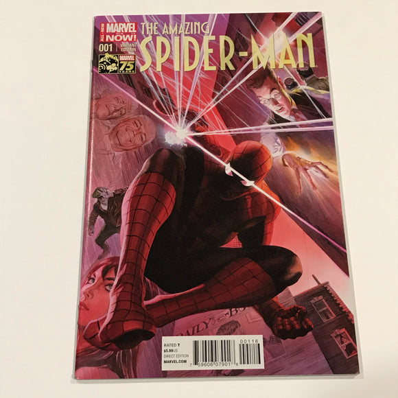 Amazing Spider-Man 1 (2014) 1:75 Alex Ross variant - Marvel Comics - Joels Comics