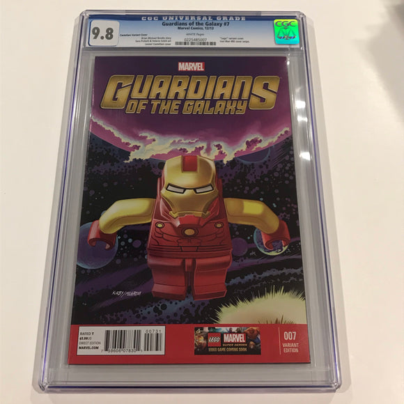 Guardians of the Galaxy (2013) Castellani Lego variant CGC 9.8 - Marvel Comics